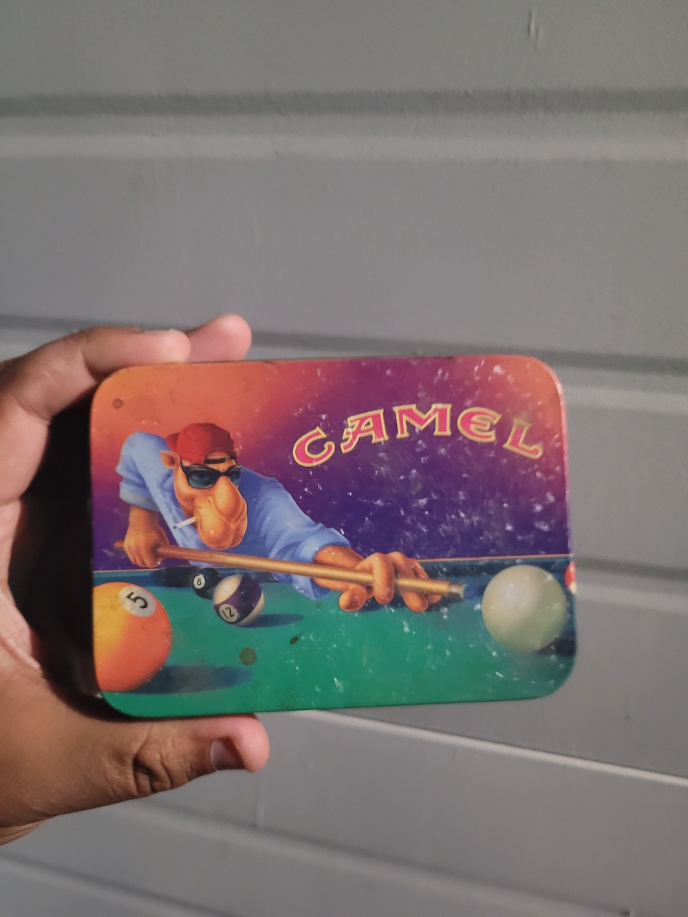 Vintage Joe Camel Pool Billards Zippo Tin Only